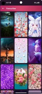 Girly Wallpapers for Girls android App screenshot 5