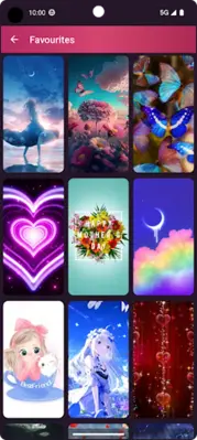 Girly Wallpapers for Girls android App screenshot 7